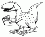 Reading dinosaur clip art gallery