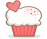 valentine cupcake scrapbook cuts svg cutting files doodle cut files lSqtxx clipart