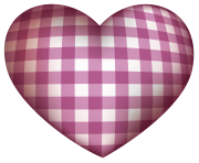 Checkered Heart PNG clipart