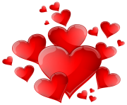 Hearts Decoration PNG clipart transparent