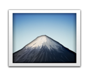 ios emoji mount fuji