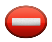 ios emoji no entry