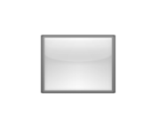 ios emoji white small square