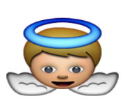 ios emoji baby angel