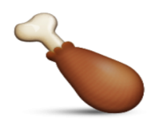 ios emoji poultry leg