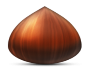 ios emoji chestnut