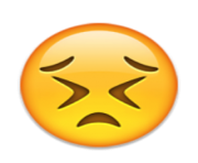 ios emoji persevering face