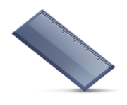 ios emoji straight ruler