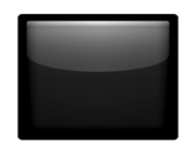 ios emoji black medium square