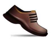 ios emoji mans shoe