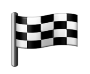 ios emoji chequered flag