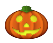 ios emoji jack o lantern