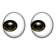 ios emoji eyes