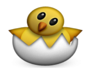 ios emoji hatching chick