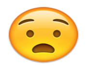 ios emoji anguished face