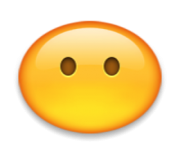 ios emoji face without mouth