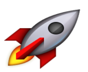 ios emoji rocket