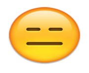 ios emoji expressionless face