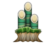 ios emoji pine decoration