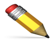 ios emoji pencil