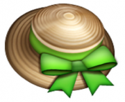 ios emoji womans hat