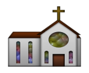 ios emoji church