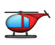 ios emoji helicopter