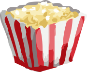 Popcorn free to use clipart