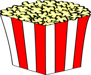 Carnival popcorn clip art clipart 2