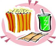 Movie rental clipart movie night clip art popcorn clipart image 1