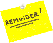 reminders 55hbXd clipart