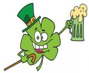 Shamrock clipart image green shamrock celebrating st patricks