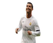 ronaldo happy after a goal hala madrid png