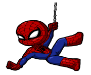 spiderman clipart cute cartoon for kids png