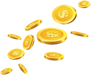 Coins Gold PNG Clip Art