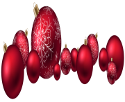 Red Christmas Ball PNG Clipart