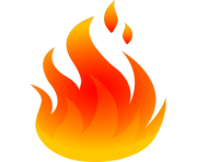 cartoon fire png transparent