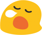 emoji android sleepy face