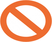 emoji android no entry sign