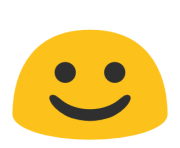 emoji android white smiling face