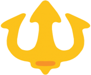 emoji android trident emblem