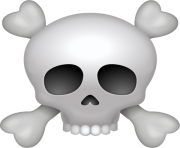 Pirate Skull Emoji Png