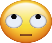 Rolling Eyes Emoji Png transparent background