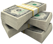 Bundles Of Dollars PNG Clipart Picture