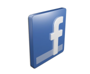 facebook icons and logos 3d model