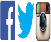 facebook twitter instagram clipart icon