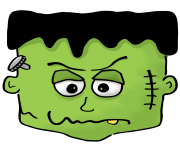 Halloween frankenstein clipart kid