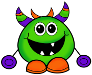 Halloween monster clipart free clipart images