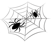 Halloween spider web clipart 2 clipartcow