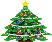 Kids Christmas Tree Clip Art